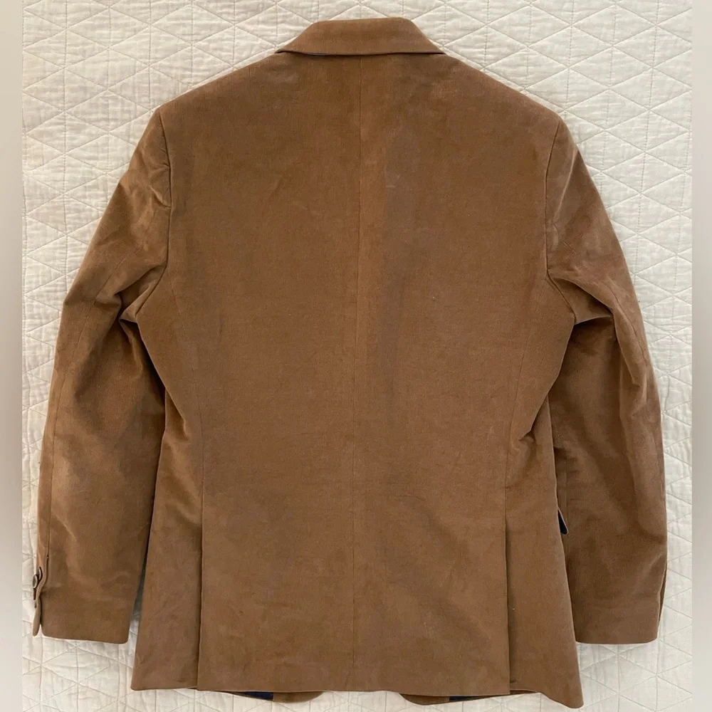 Tommy Hilfiger TH‎ Flex Modern Fit Fine Wale Corduroy Jacket in Brown 38 R $295